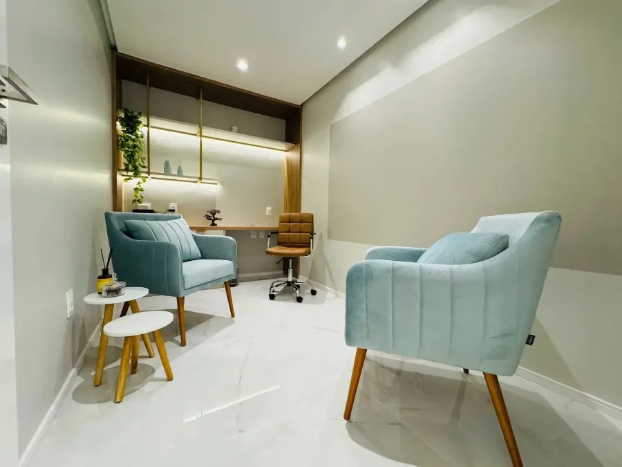 Sala Conectar voltada para atendimento de psicologia e psiquiatria